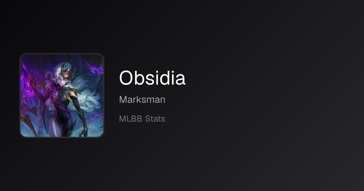 Obsidia Matchups (October 2026) — Win Rates vs Every Hero