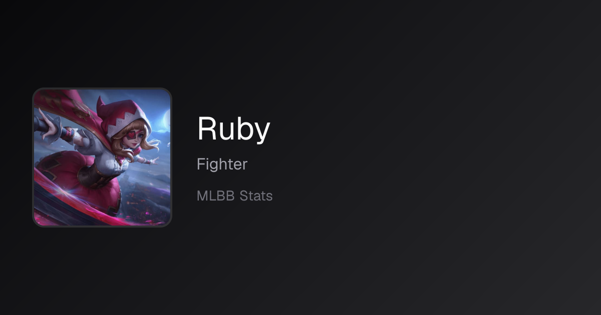 Ruby Counters (October 2026) — Best Picks Against Ruby