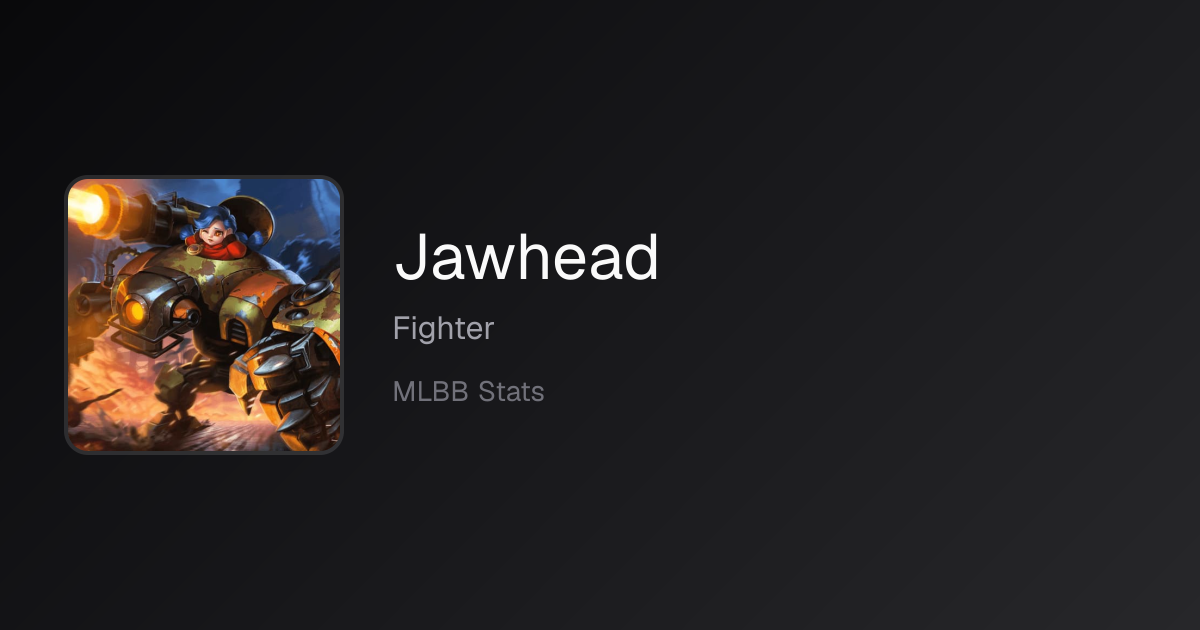 Jawhead Matchups (October 2026) — Win Rates vs Every Hero