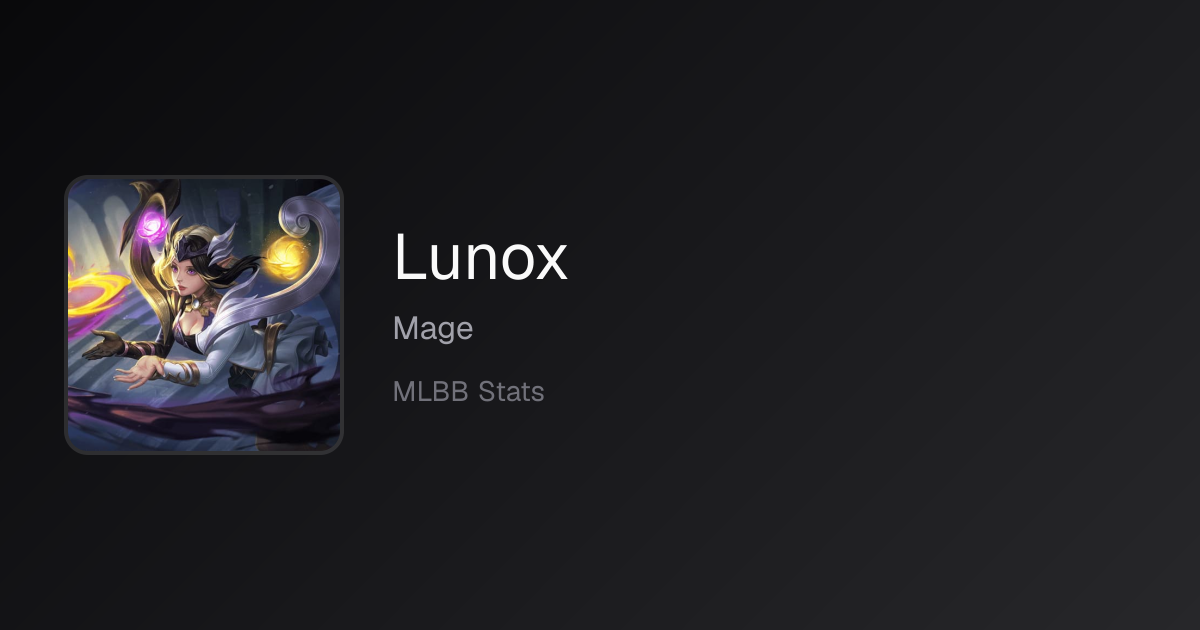 Lunox Counters (October 2026) — Best Picks Against Lunox